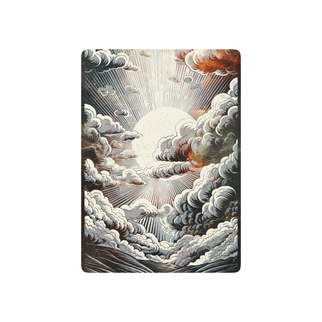 Cartomancy divinity cards— Vintage Sun & Ornate Ace Design