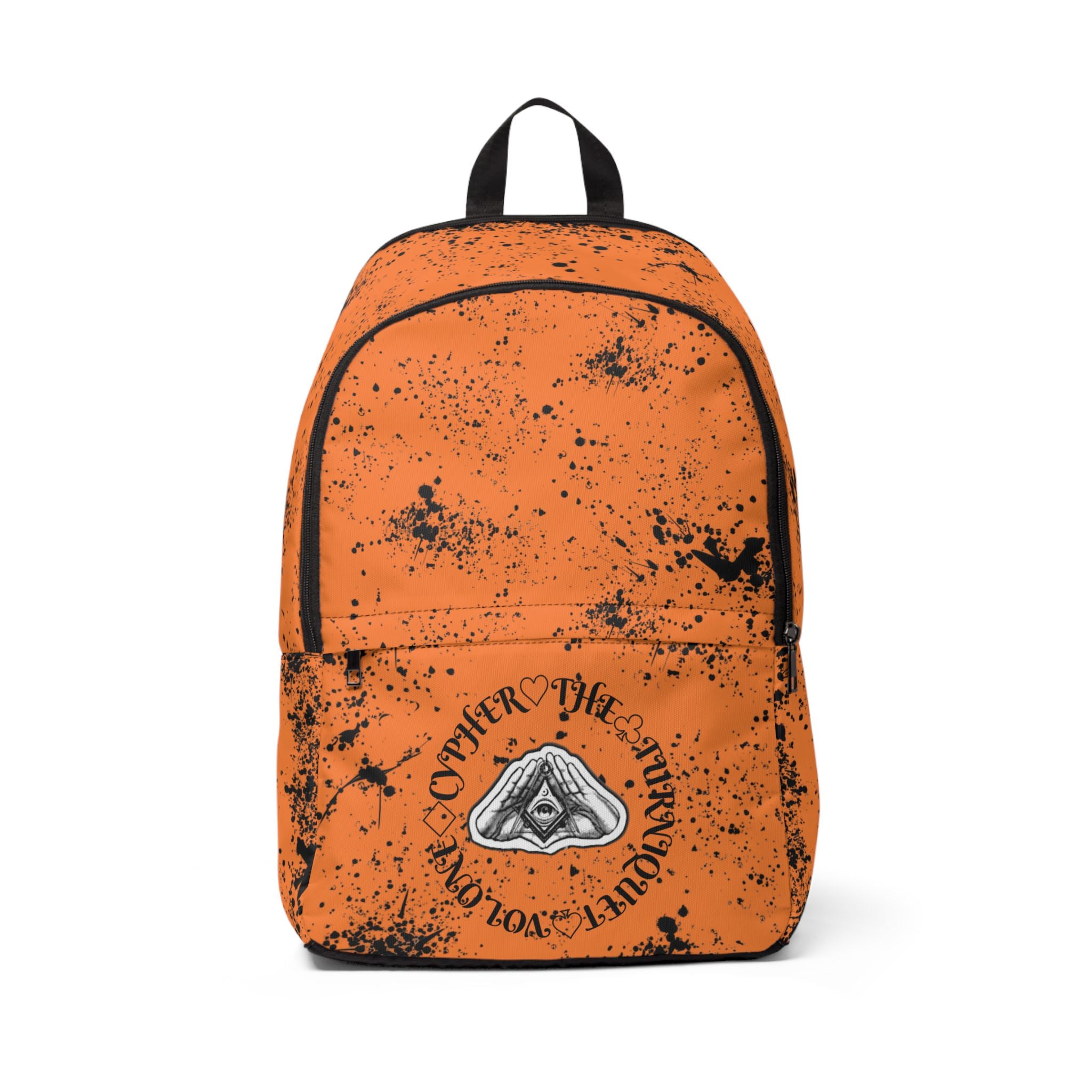 Trap sack orange fade book bag